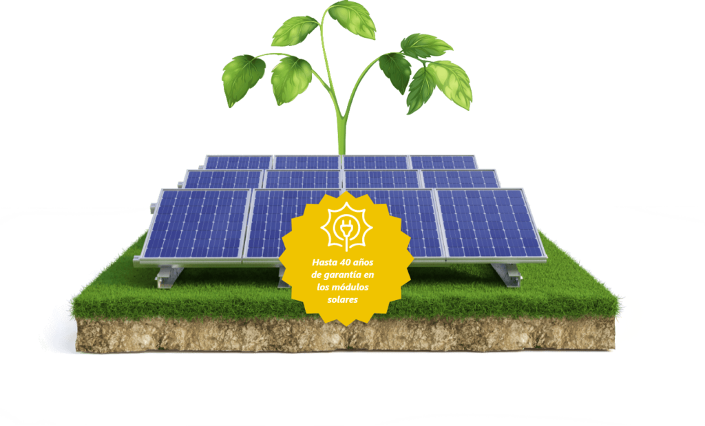 Paneles solares con hasta 40 años de garantía en los módulos